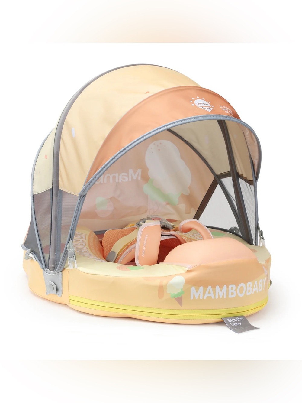 Mambobaby Ice Cream Float with Sun Canopy